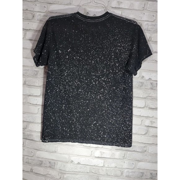 ZION M Johnny Cash - Block Music Rebel Splatter Adult T-Shirt - rock & roll - Picture 9 of 9